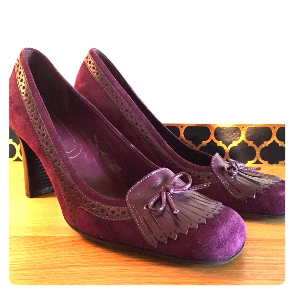 Nine West Woman’s Sz 7 Purple Heels